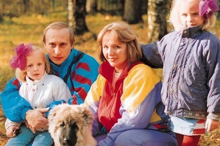 Фотография детей Путина.