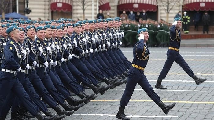 Парад в честь 76-й годовщины Победы в Великой Отечественной войне.