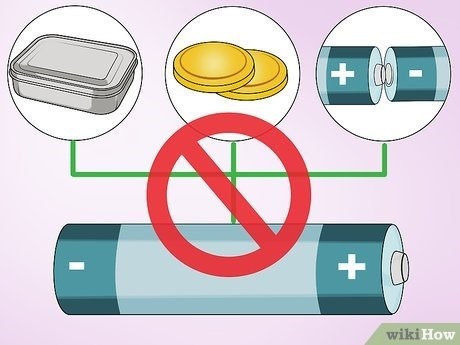 Шаг 6 Предохраняйте аккумулятор от контакта с проводниками.