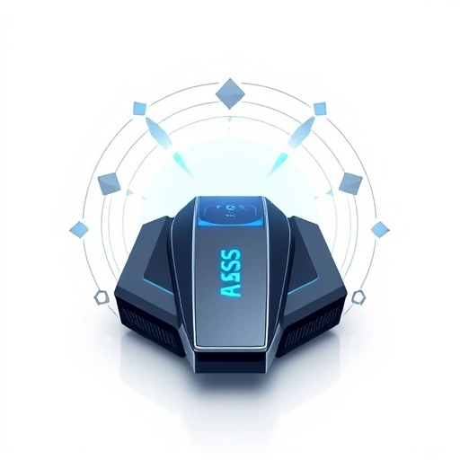 A professional and modern illustration representing quality and reliability in technology, featuring a sleek, high-tech device with glowing blue indicators, surrounded by subtle geometric patterns symbolizing precision and trust, on a clean white background with soft shadows, minimalistic design, corporate aesthetic