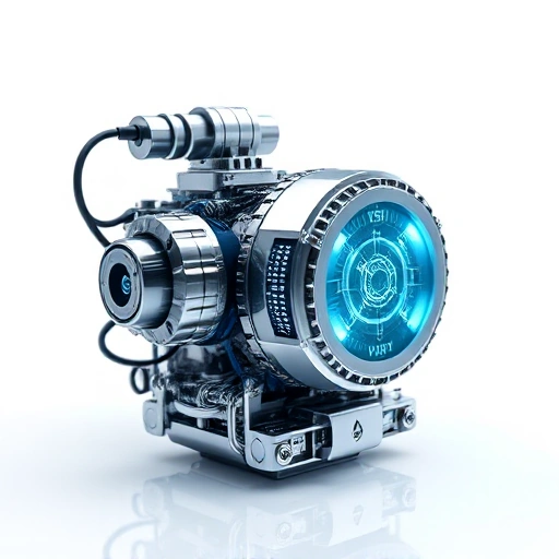 A modern technological product showcasing precision engineering and innovation, featuring sleek metallic components, glowing circuitry patterns, and a minimalist futuristic design on a clean white background with subtle light reflections, symbolizing technological excellence and high-quality manufacturing